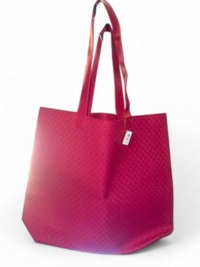 Bath & Body Works Pink Woven Tote Bag